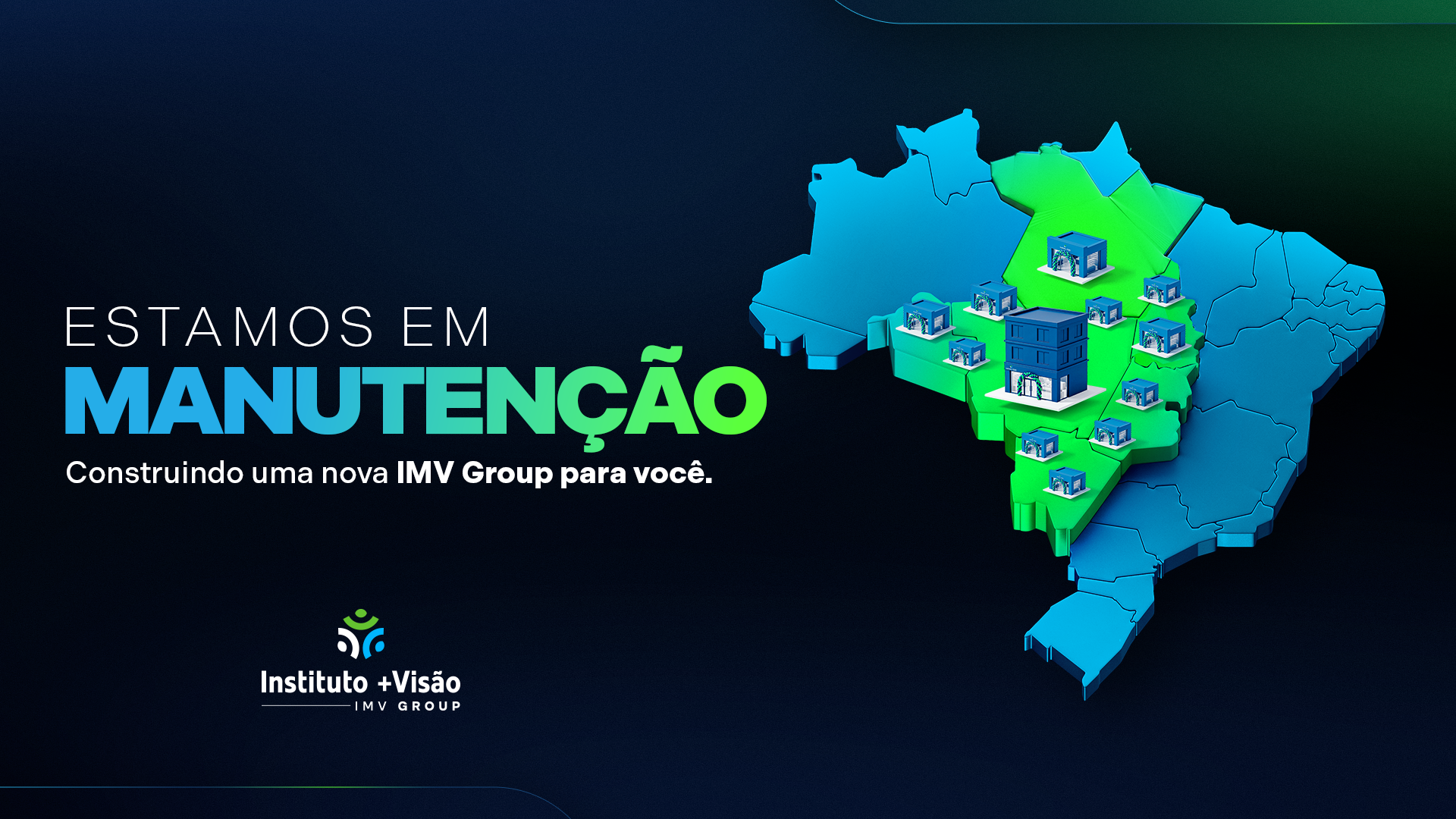 Estamos em manutenção